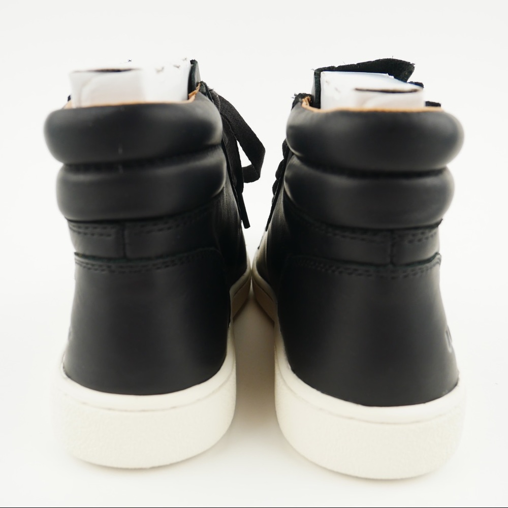 NIB UGG Olive 6 black leather high top sneaker - Picture 5 of 8